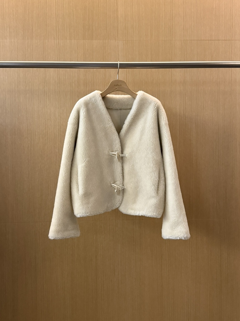 CULLUM東大門㊣實拍女士新品時尚休閑25秋冬夾克絨面革毛絨羊毛CULLUM夾克