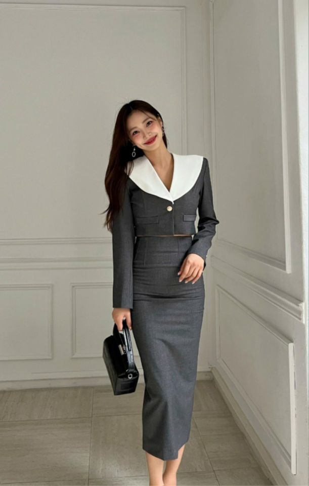 HIGH HEELS韓國直郵㊣女裝新品職業休閑熱賣推薦半身裙中短裙HIGH HEELS半身裙/中短裙