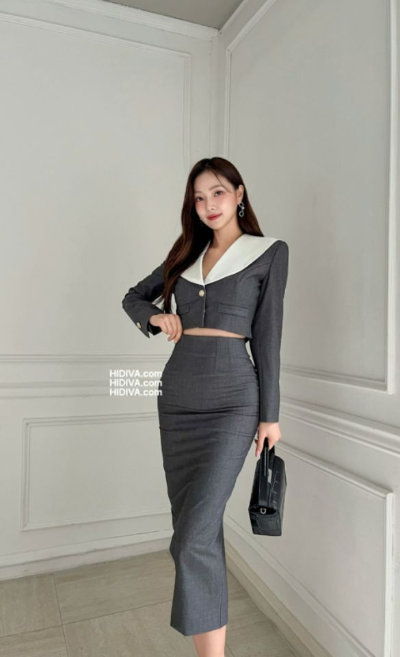 HIGH HEELS韓國直郵㊣女裝新品職業休閑熱賣推薦半身裙中短裙HIGH HEELS半身裙/中短裙