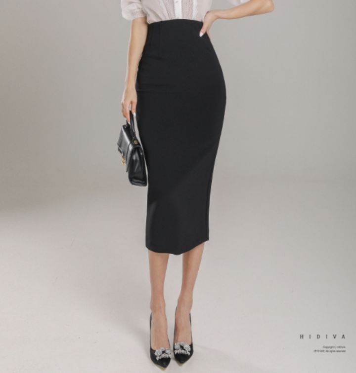 HIGH HEELS韓國直郵㊣女裝新品職業休閑熱賣推薦半身裙中短裙HIGH HEELS半身裙/中短裙圖色2