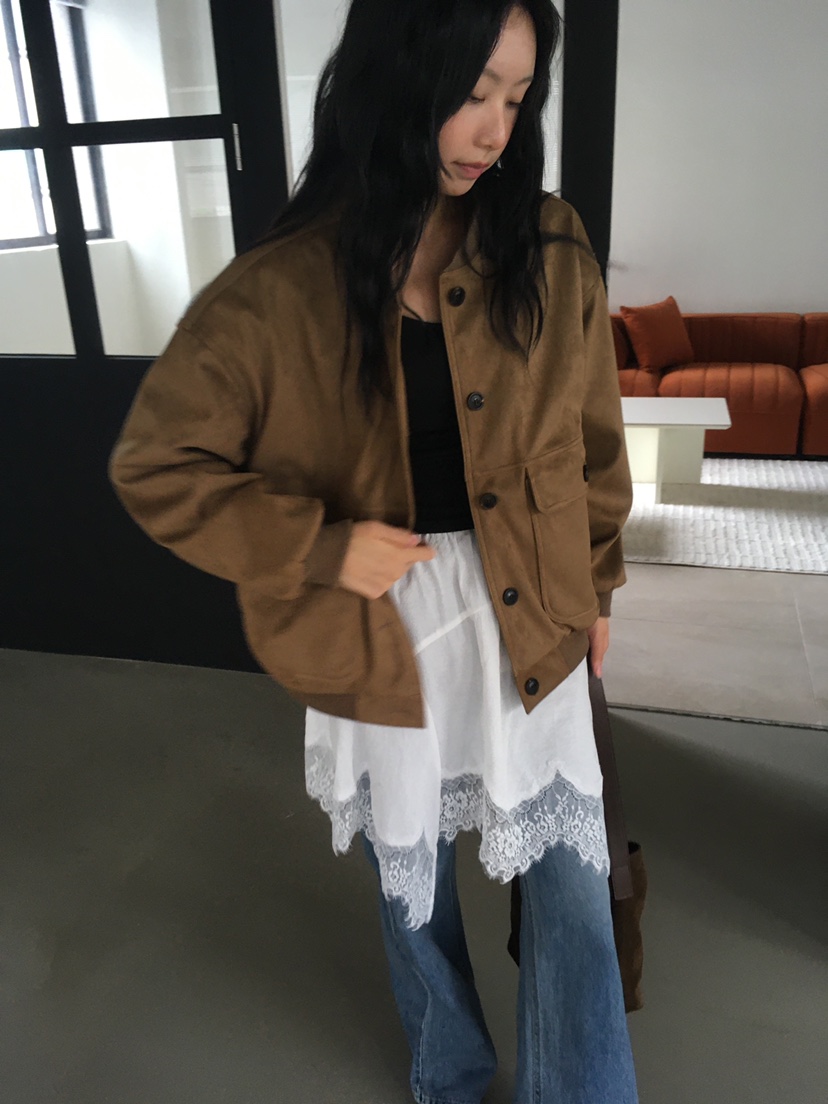CEDARWOOD東大門㊣直郵女裝新品熱賣人氣25秋冬夾克夾棉絎縫絨CEDAR WOOD夾克