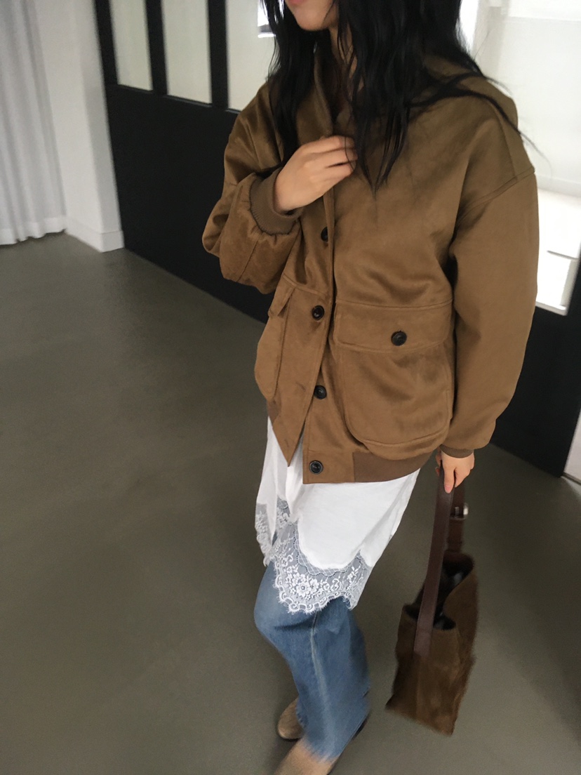 CEDARWOOD東大門㊣直郵女裝新品熱賣人氣25秋冬夾克夾棉絎縫絨CEDAR WOOD夾克