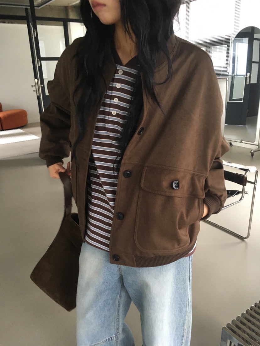 CEDARWOOD東大門㊣直郵女裝新品熱賣人氣25秋冬夾克夾棉絎縫絨CEDAR WOOD夾克