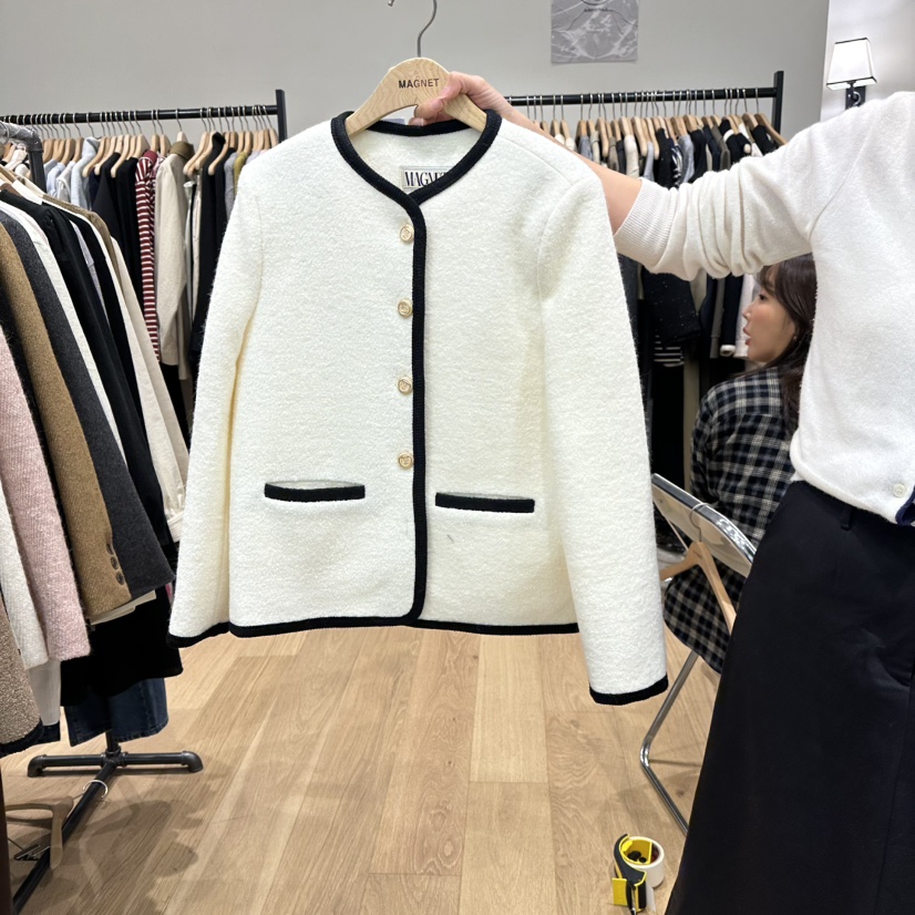 M.G.N韓國直郵㊣女裝新品真品熱賣人氣職業25秋冬夾克羊毛MAGNET夾克