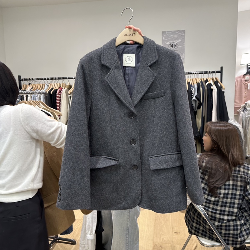 M.G.N東大門㊣直郵女士新款職業推薦人氣真品時尚25秋冬夾克MAGNET夾克圖色2