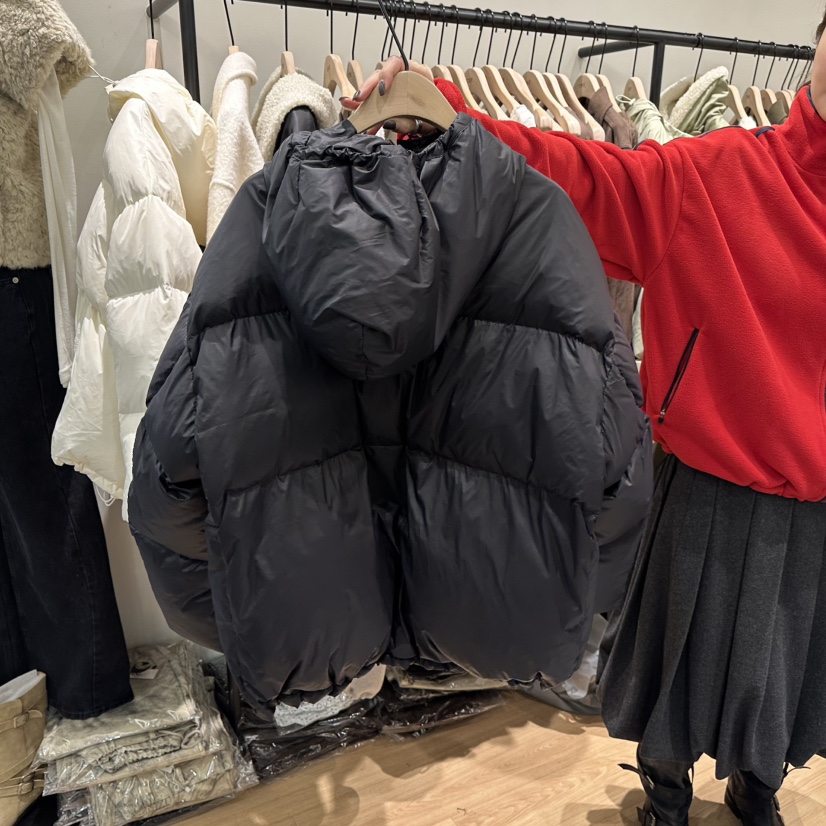 ORE-P東大門㊣代購女裝新品熱賣休閑人氣短款羽絨服填充鴨絨ORE短款羽絨服