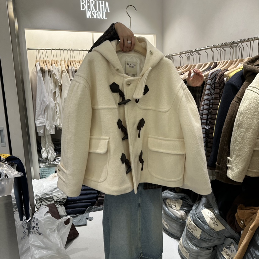 BERTHA東大門㊣直郵女士新品25秋冬時尚推薦職業真品人氣夾克BERTHA夾克
