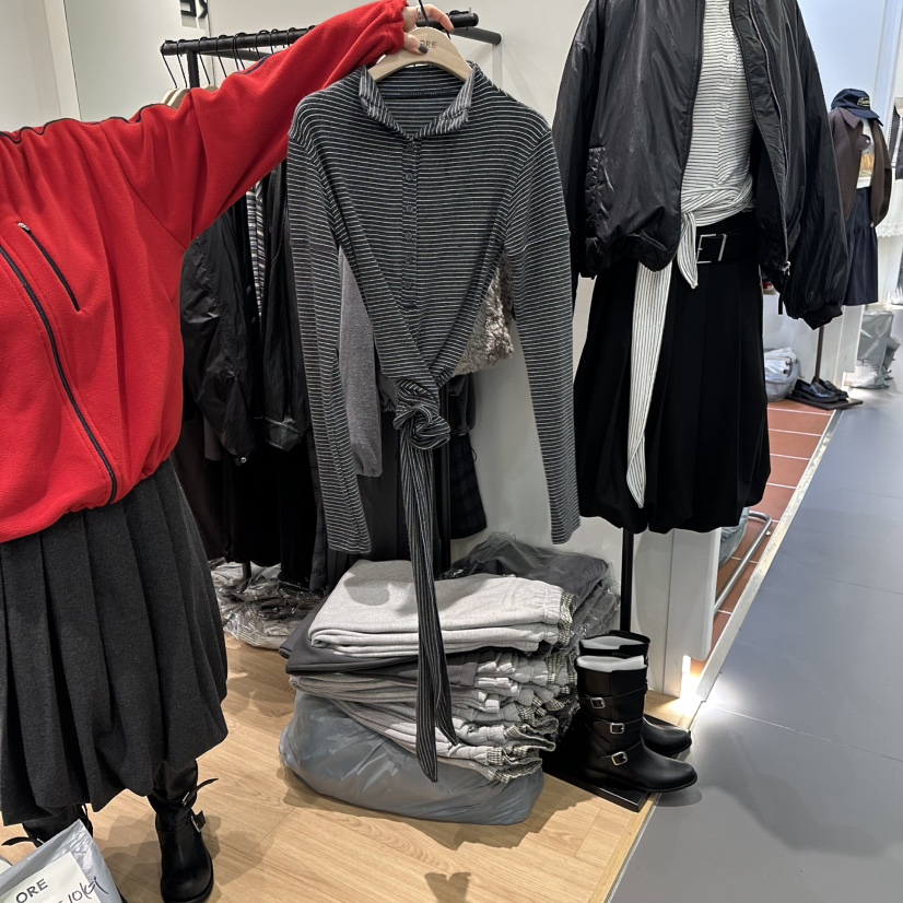 ORE-P韓國代購㊣女士新品人氣真品職業推薦休閑25秋冬長袖T恤ORE長袖T恤圖色2