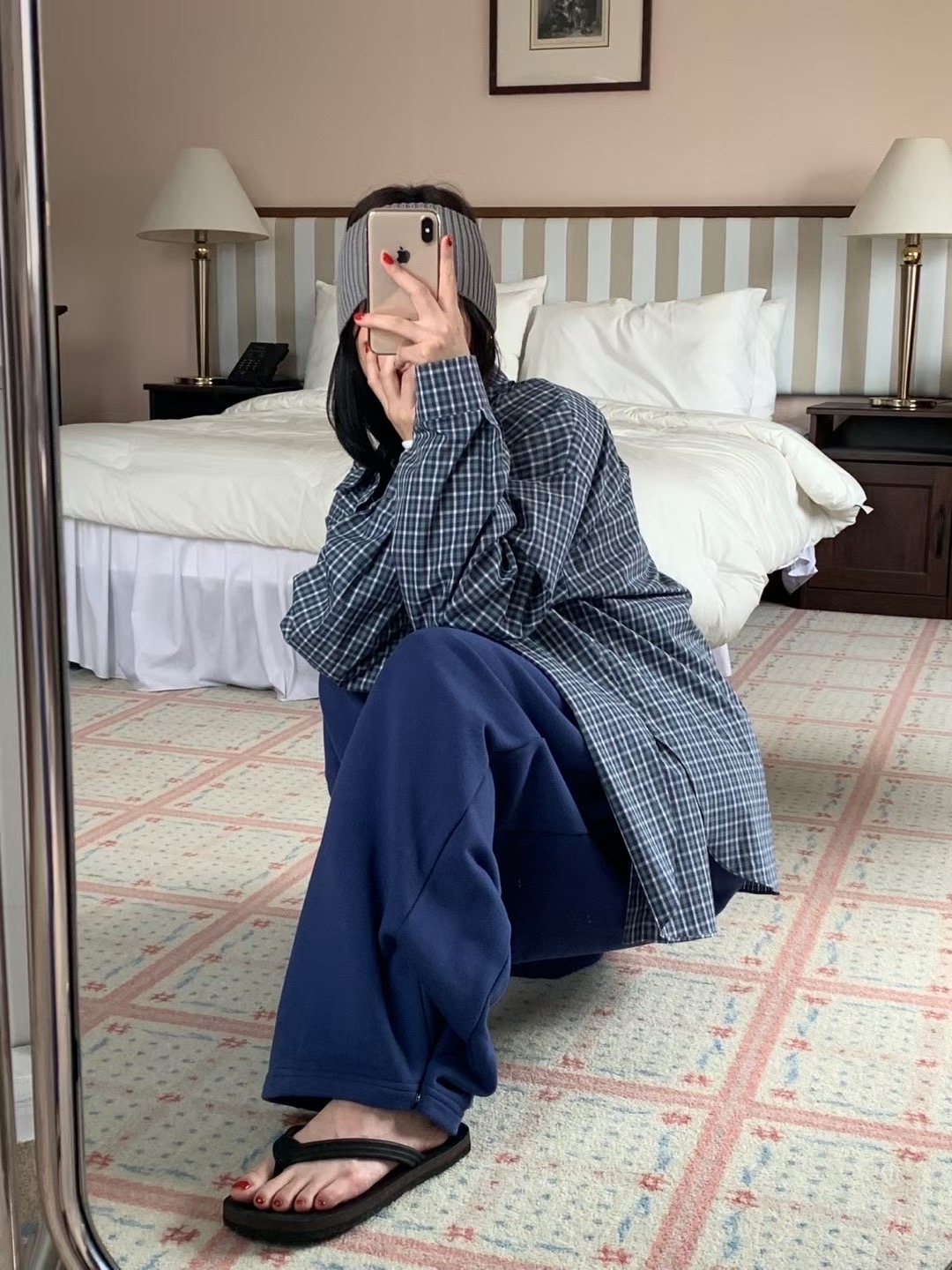 VICTORIA韓國代購㊣女裝新款25秋冬真品人氣時尚休閑休閑褲VICTORIA休閑褲