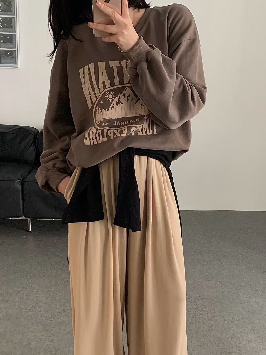 VICTORIA韓國直郵㊣女裝新款休閑職業熱賣真品人氣時尚衛衣VICTORIA衛衣