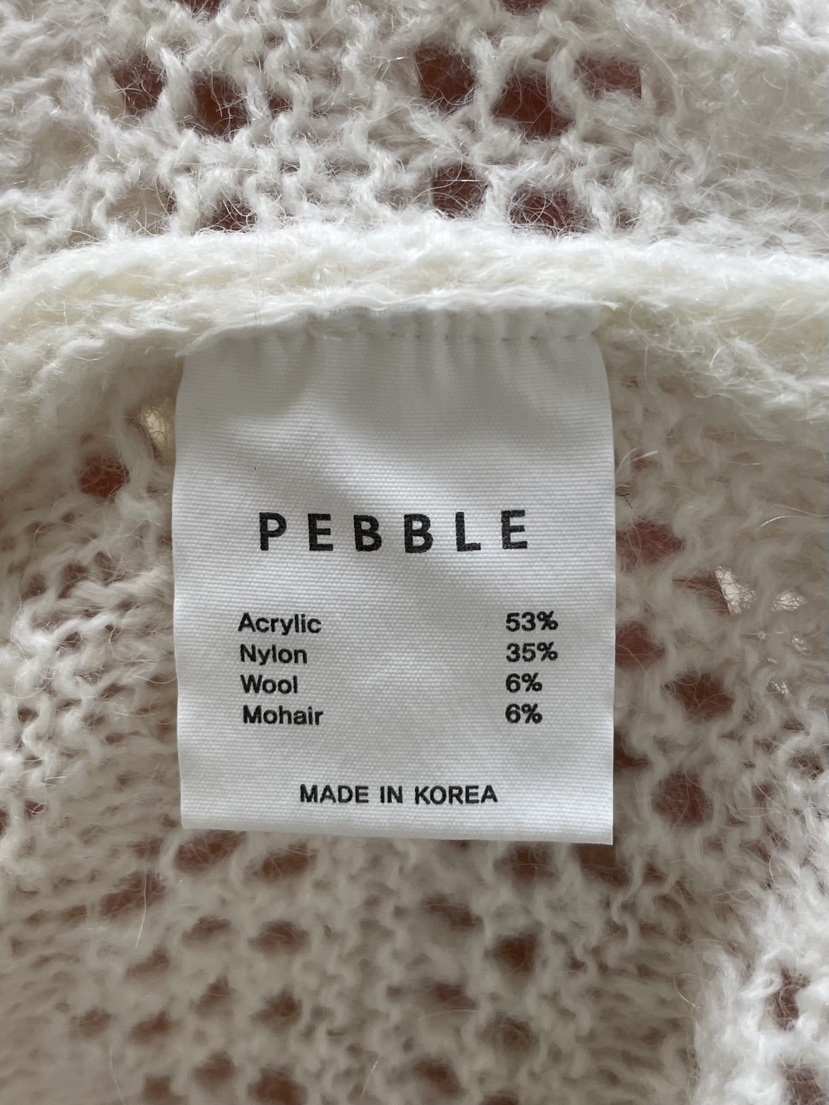 PEBBLE韓國代購㊣女裝新品熱賣休閑時尚人氣職業真品針織衫PEBBLE/LAYER針織衫
