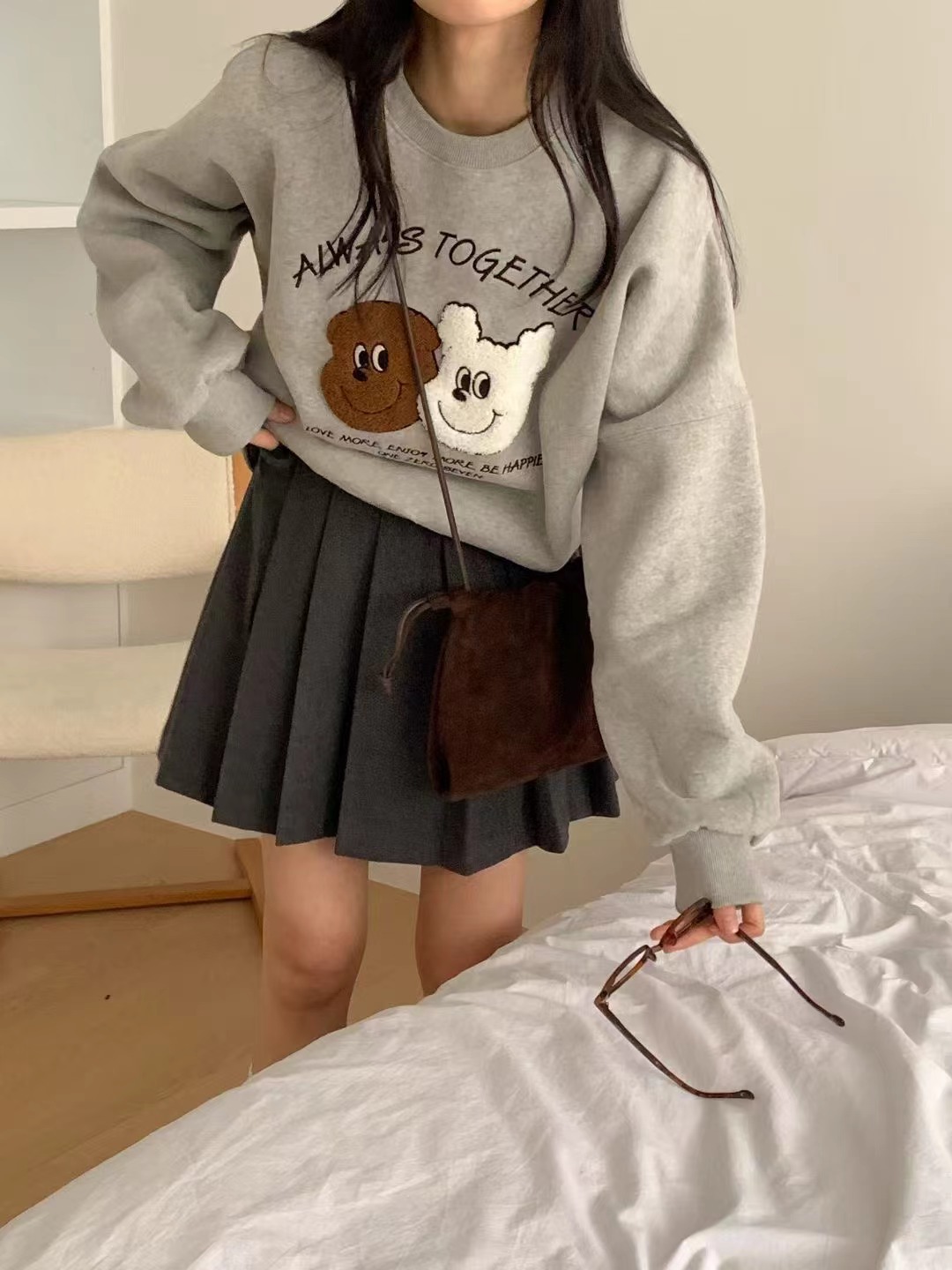 DEAR.FOREST東大門㊣直郵女士新品職業時尚推薦25秋冬衛衣DEAR.FOREST衛衣