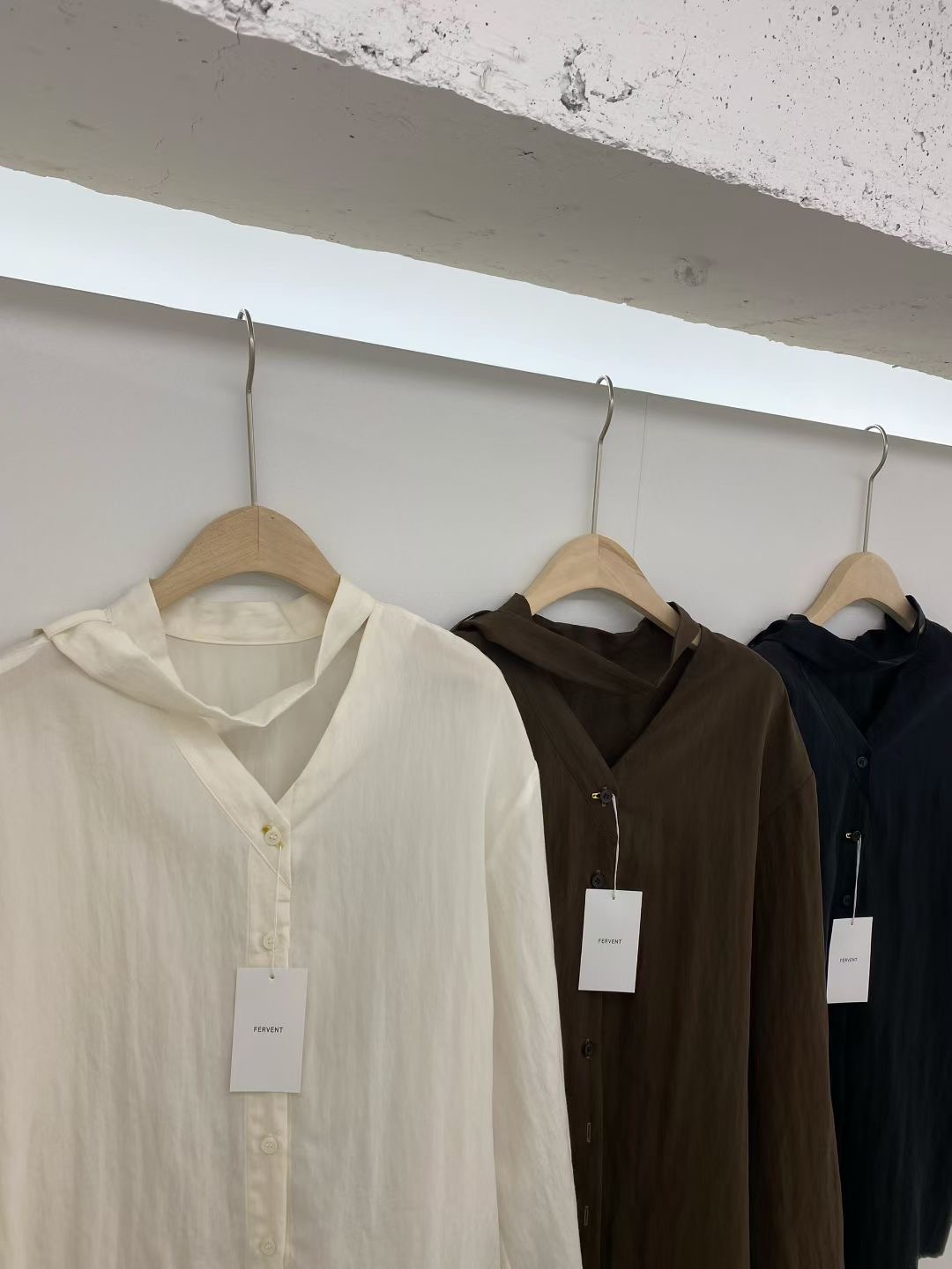 FERVENT韓國代購㊣女裝新品推薦熱賣真品人氣25秋冬襯衫蕾絲衫FERVENT襯衫/蕾絲衫