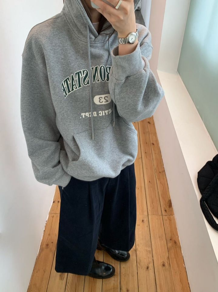 STAY HERE東大門㊣代購女裝新款25秋冬推薦職業真品熱賣衛衣STAY HERE衛衣