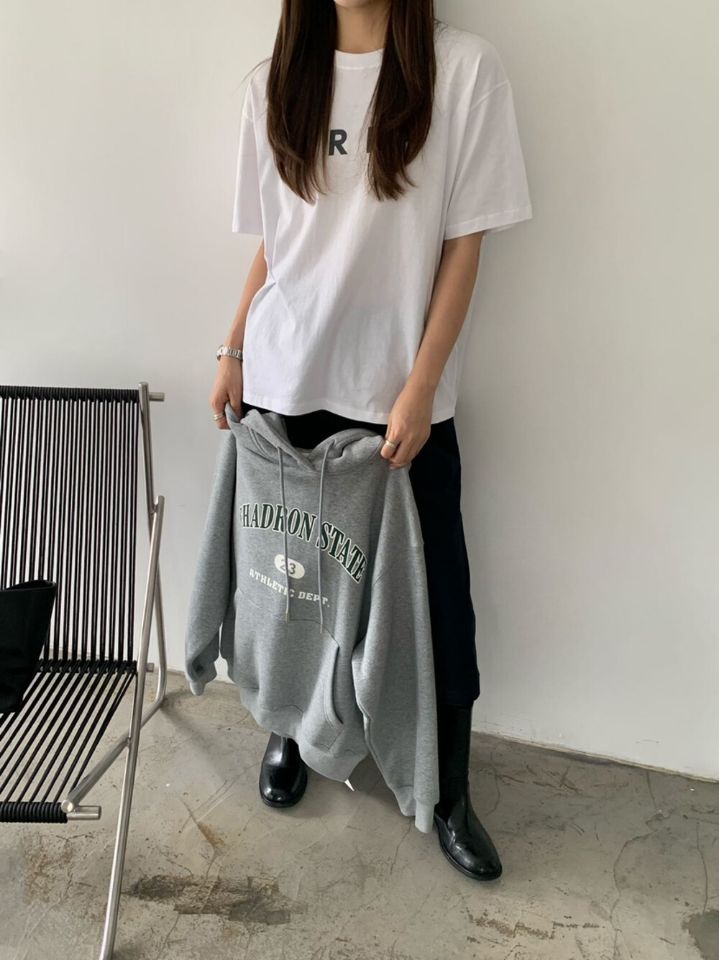 STAY HERE東大門㊣代購女裝新款25秋冬推薦職業真品熱賣衛衣STAY HERE衛衣