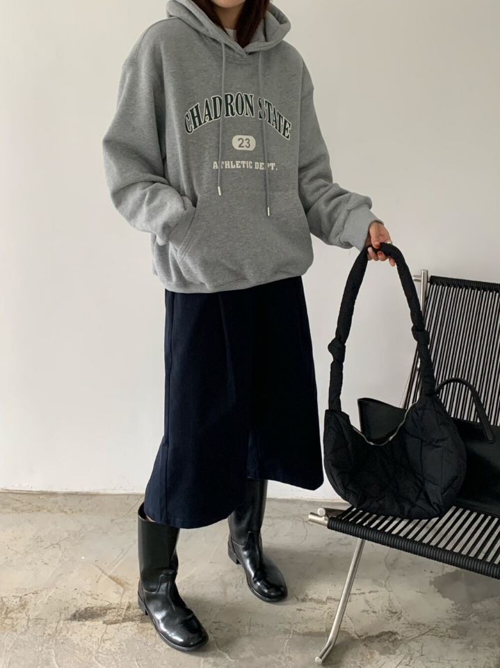 STAY HERE東大門㊣代購女裝新款25秋冬推薦職業真品熱賣衛衣STAY HERE衛衣