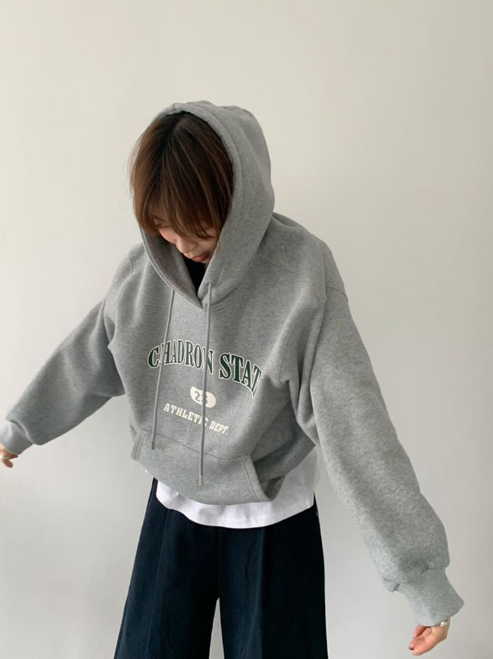 STAY HERE東大門㊣代購女裝新款25秋冬推薦職業真品熱賣衛衣STAY HERE衛衣