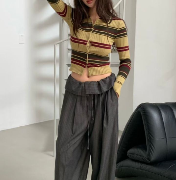 STAY HERE韓國直郵㊣女裝新品推薦職業人氣時尚熱賣針織衫STAY HERE針織衫