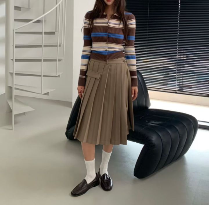 STAY HERE韓國直郵㊣女裝新品推薦職業人氣時尚熱賣針織衫STAY HERE針織衫