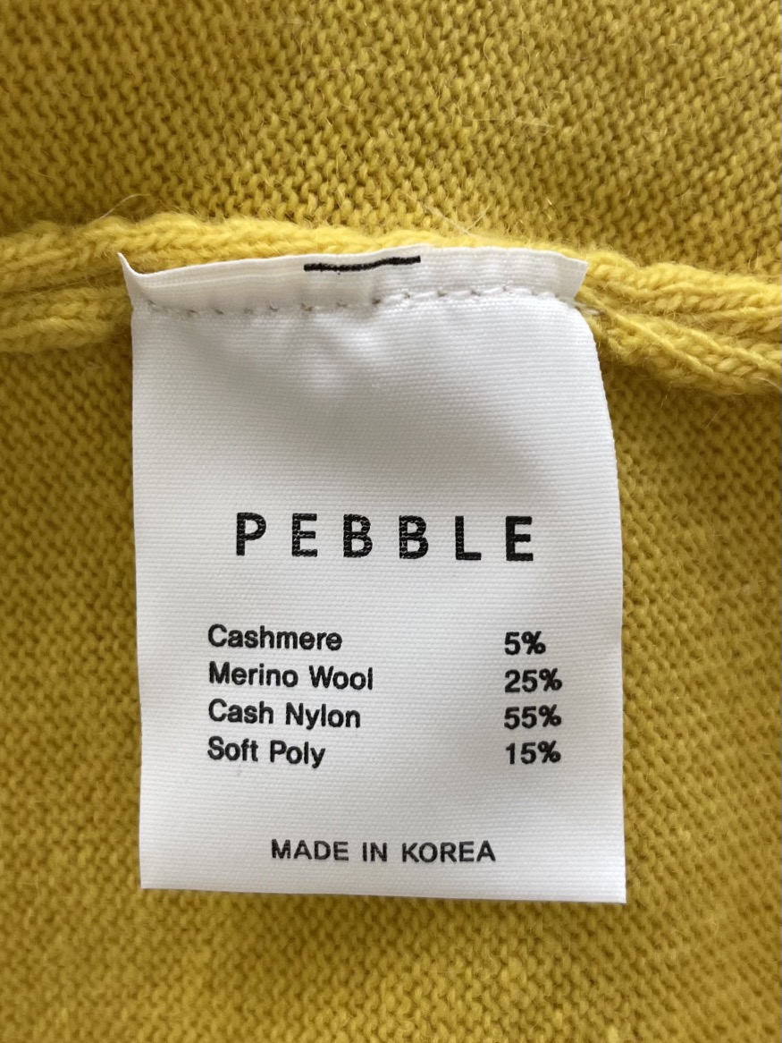 PEBBLE韓國直郵㊣女裝新款職業推薦熱賣25秋冬人氣時尚針織衫PEBBLE/LAYER針織衫