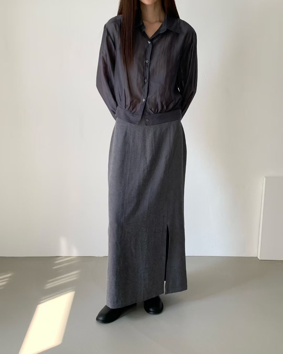 FERVENT韓國直郵㊣女裝新品推薦熱賣真品人氣時尚職業休閑長裙FERVENT長裙圖色2