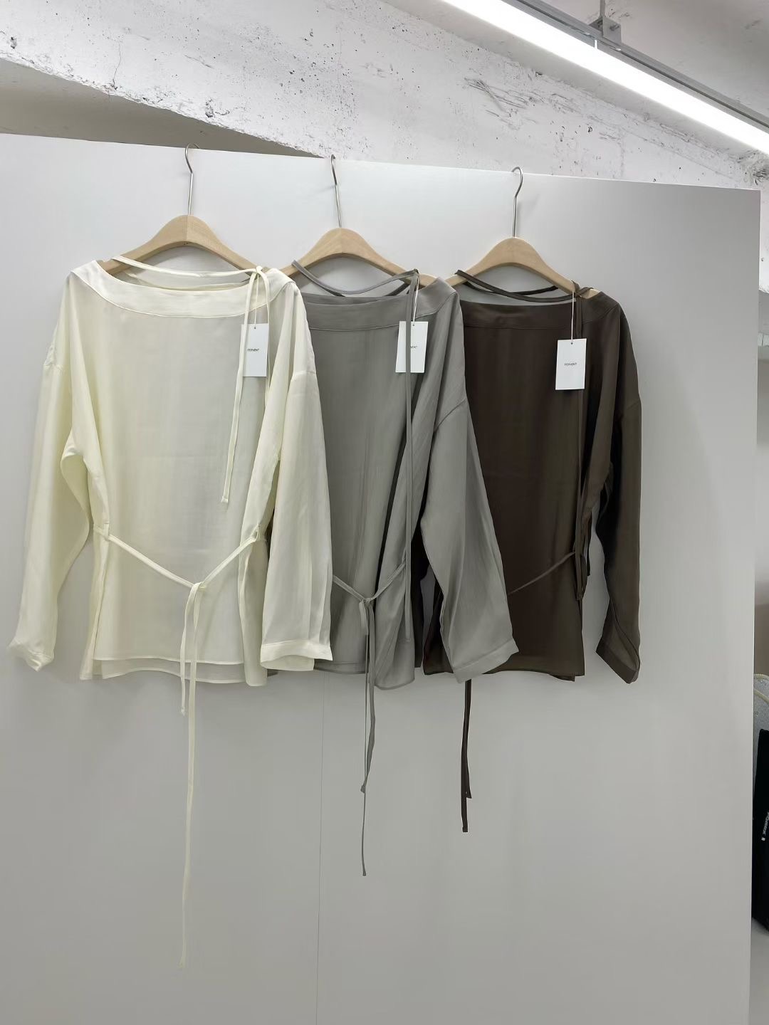 FERVENT韓國直郵㊣女裝新品時尚25秋冬人氣推薦熱賣襯衫蕾絲衫FERVENT襯衫/蕾絲衫圖色3左三色