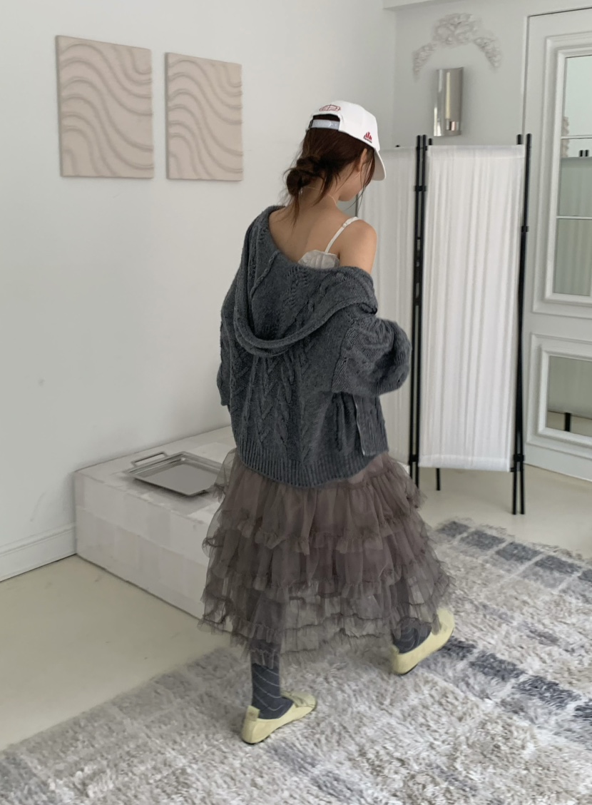PEBBLE東大門㊣代購女裝新款25秋冬休閑推薦人氣半身裙中短裙PEBBLE/LAYER半身裙/中短裙