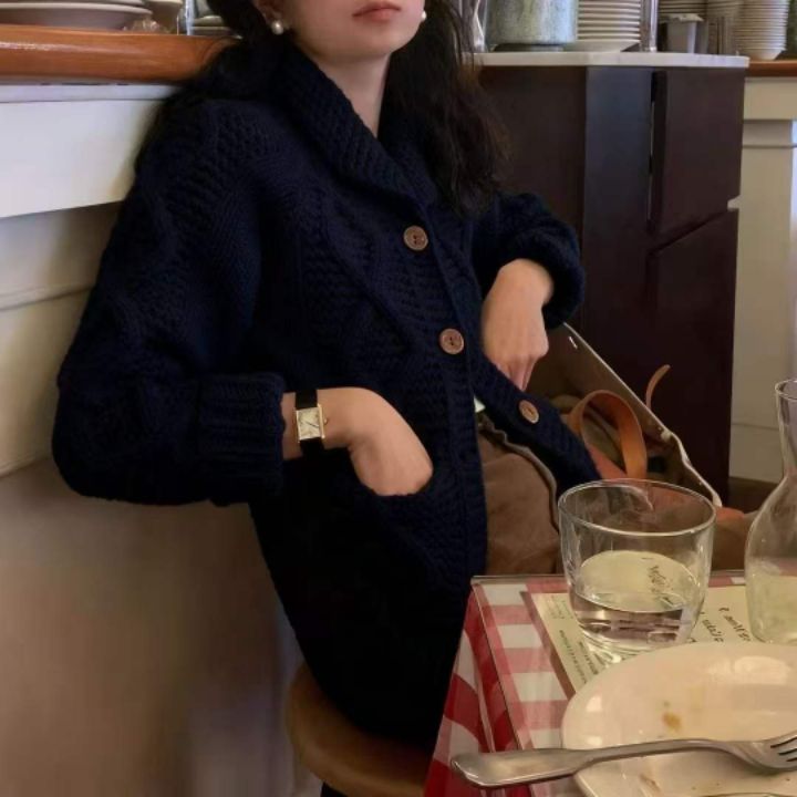 STAY HERE東大門㊣實拍女裝新款25秋冬人氣休閑職業熱賣毛衣STAY HERE毛衣圖色2