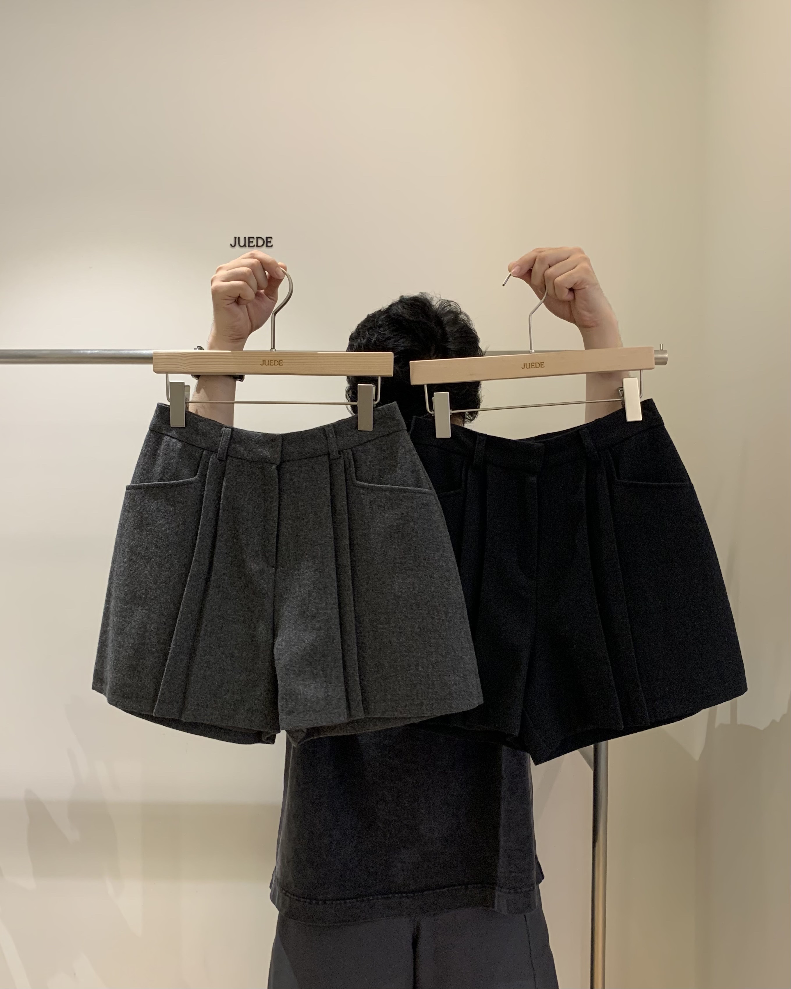 JUEDE韓國直郵㊣女士新款熱賣休閑時尚短褲JUEDE短褲