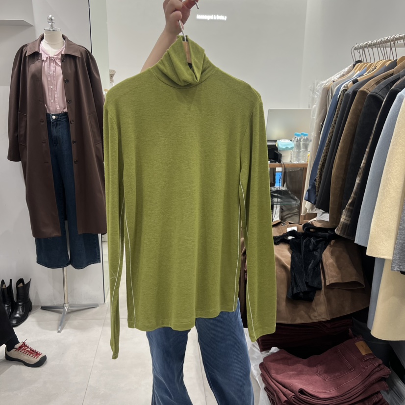 ANN MARGRET東大門㊣直郵女裝新品推薦長袖T恤GRETA.Y長袖T恤圖色2