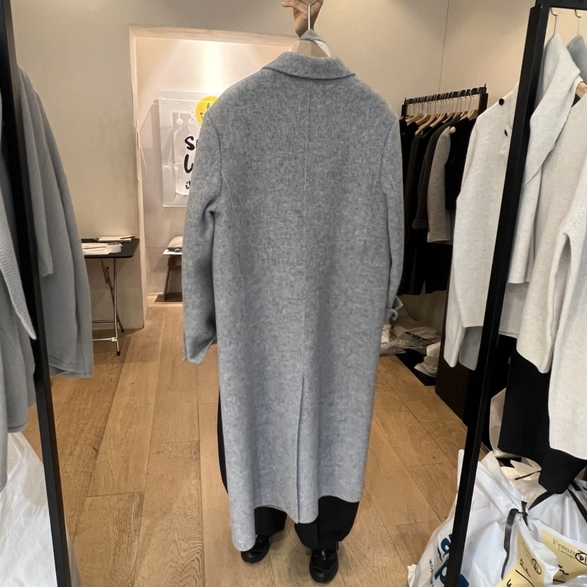 LA MAGIE FEMME東大門㊣實拍女裝新款職業熱賣中長款大衣Lamagie Femme中長款大衣