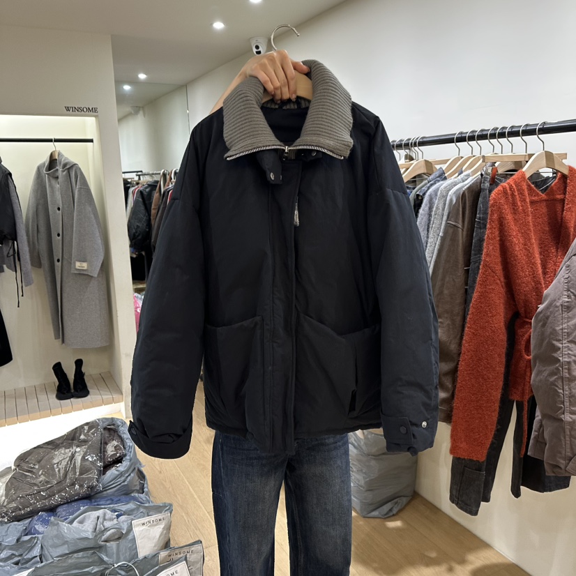 WINSOME東大門㊣代購女裝新品熱賣推薦25秋冬真品短款羽絨服棉WINSOME短款羽絨服圖色2