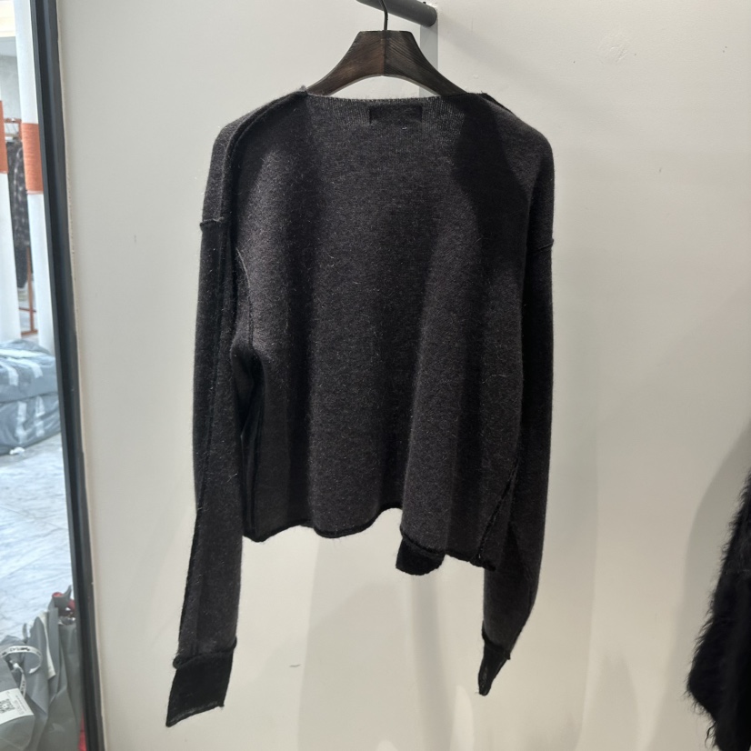 JANE BIRKIN東大門㊣直郵女裝新款25秋冬熱賣毛衣雙面開衫JANE BIRKIN設計師品牌毛衣