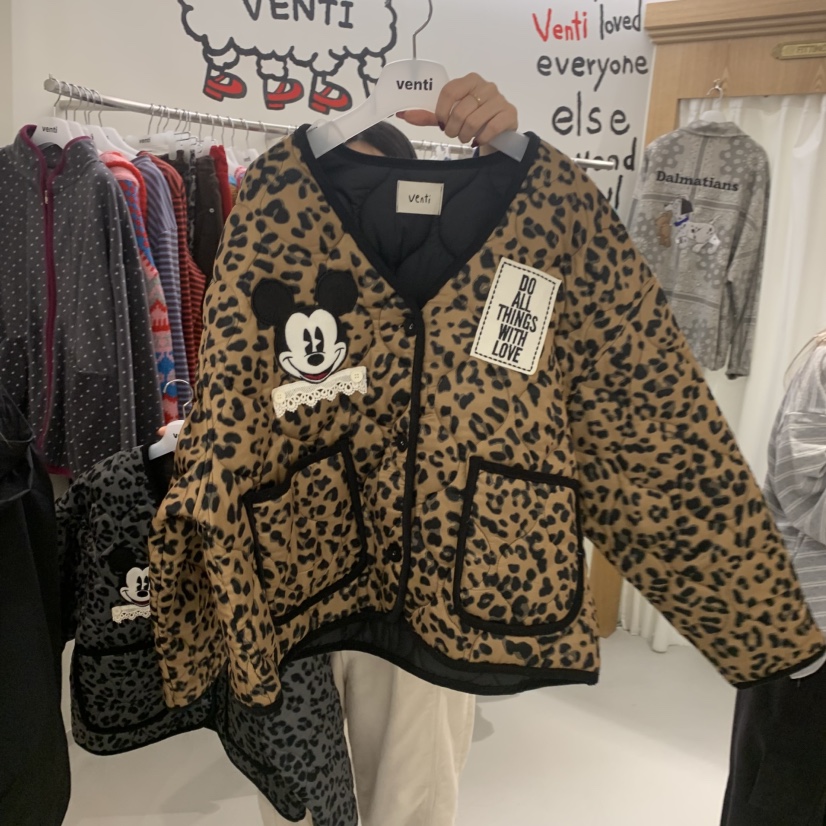 VENTI韓國代購㊣女裝新款真品時尚推薦人氣休閑夾克填充夾棉VENTI夾克