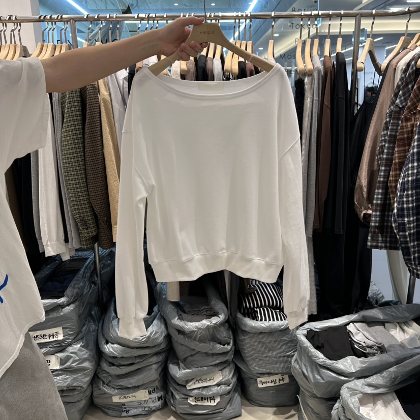 HONG.U東大門㊣代購女士新品人氣25秋冬熱賣真品職業休閑衛衣HONG.U衛衣