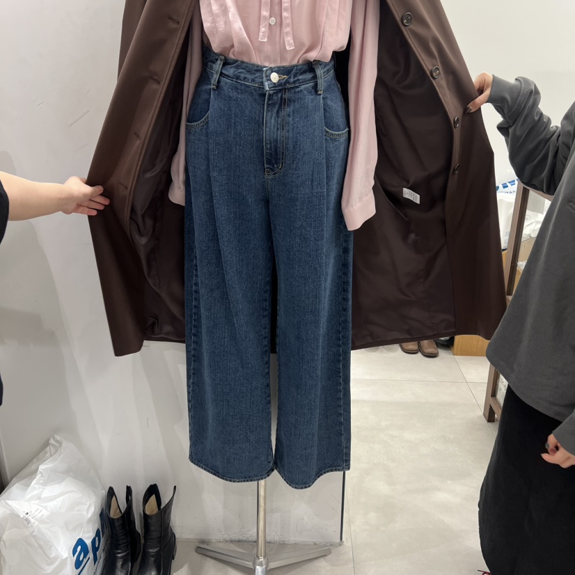 ANN MARGRET東大門㊣直郵女裝新品25秋冬牛仔褲不含腰帶GRETA.Y牛仔褲