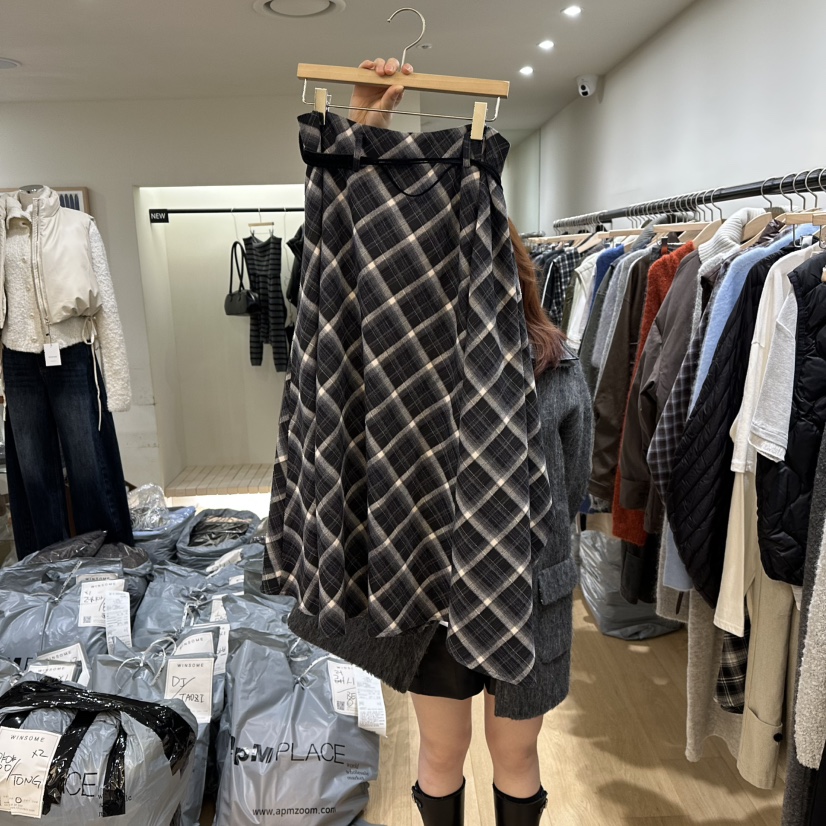 WINSOME東大門㊣實拍女士新款休閑熱賣25秋冬人氣時尚推薦長裙WINSOME長裙