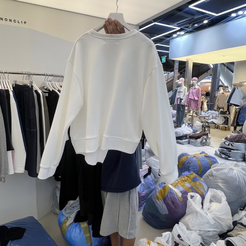 NON CLIP東大門㊣直郵女裝新款時尚推薦真品休閑25秋冬長袖T恤NON CLIP長袖T恤