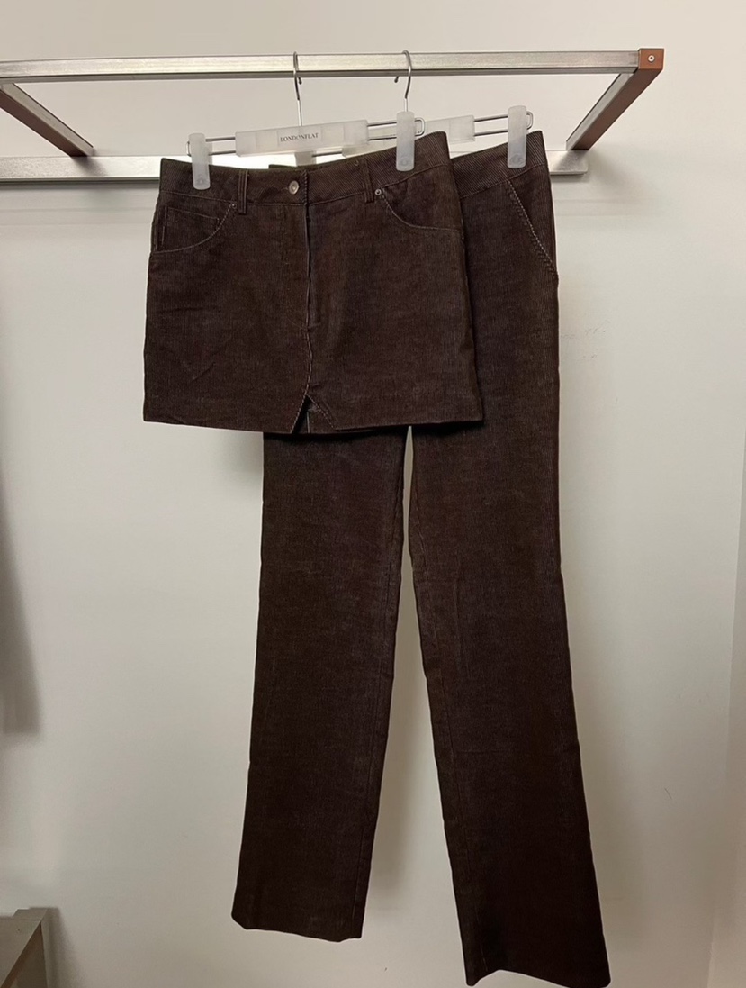 LONDON FLAT韓國代購㊣女裝新品25秋冬休閑時尚熱賣套裝套裝LONDON FLAT套裝