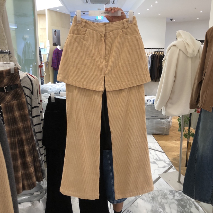 ALMOND東大門㊣實拍女士新品25秋冬人氣休閑時尚熱賣推薦裙褲ALMOND裙褲