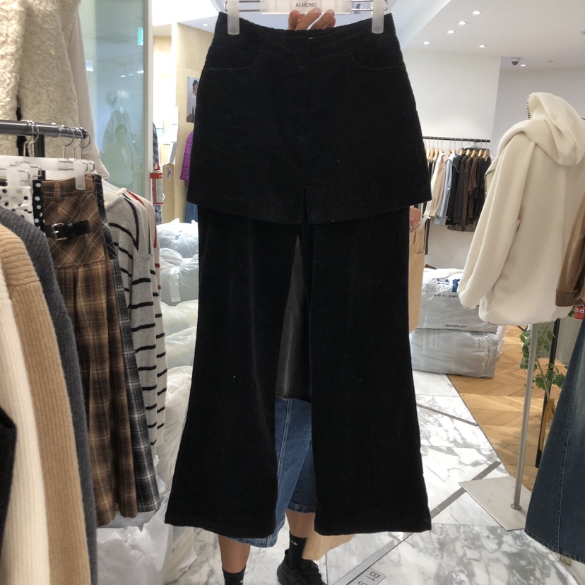 ALMOND東大門㊣實拍女士新品25秋冬人氣休閑時尚熱賣推薦裙褲ALMOND裙褲圖色2
