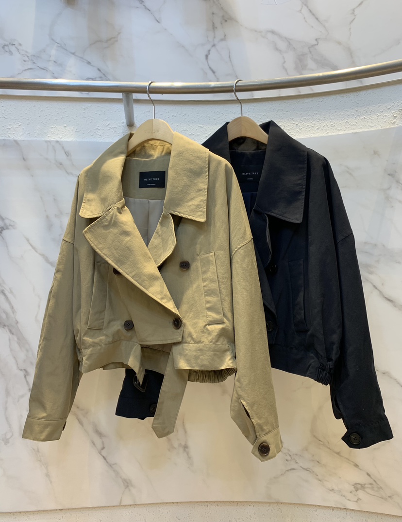 OLIVE TrEE韓國代購㊣女士新品真品熱賣休閑時尚推薦夾克短款OLIVE TrEE夾克