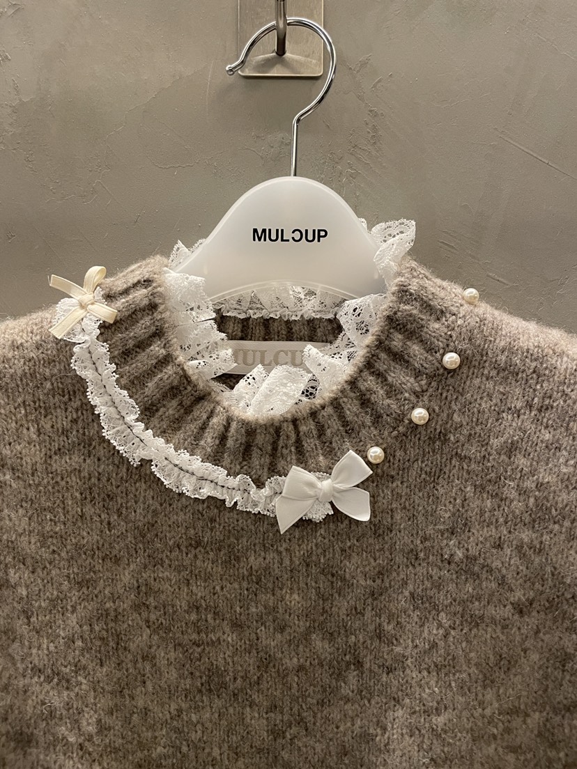 MULCUP韓國代購㊣女士新品時尚休閑職業推薦真品熱賣針織衫MULCUP針織衫