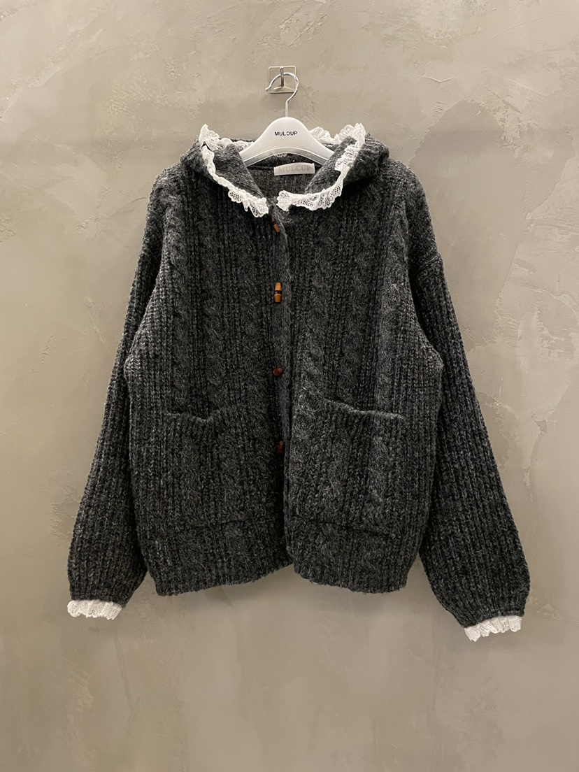 MULCUP韓國代購㊣女士新品25秋冬真品休閑時尚熱賣毛衣開衫MULCUP毛衣圖色2
