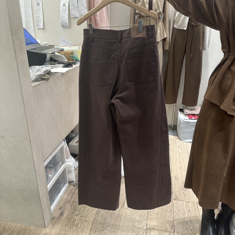 2ND GATE韓國代購㊣女士新款推薦人氣職業時尚休閑褲加絨羊毛2ND GATE休閑褲