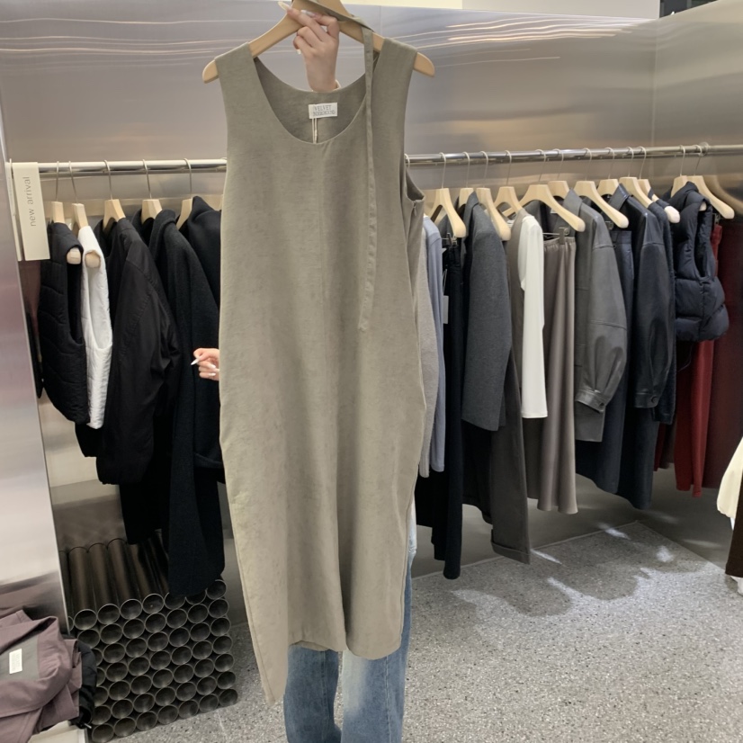 VELVET UNDERGROUND東大門㊣直郵女裝新品時尚連衣裙絨面革VELVET UNDERGROUND連衣裙