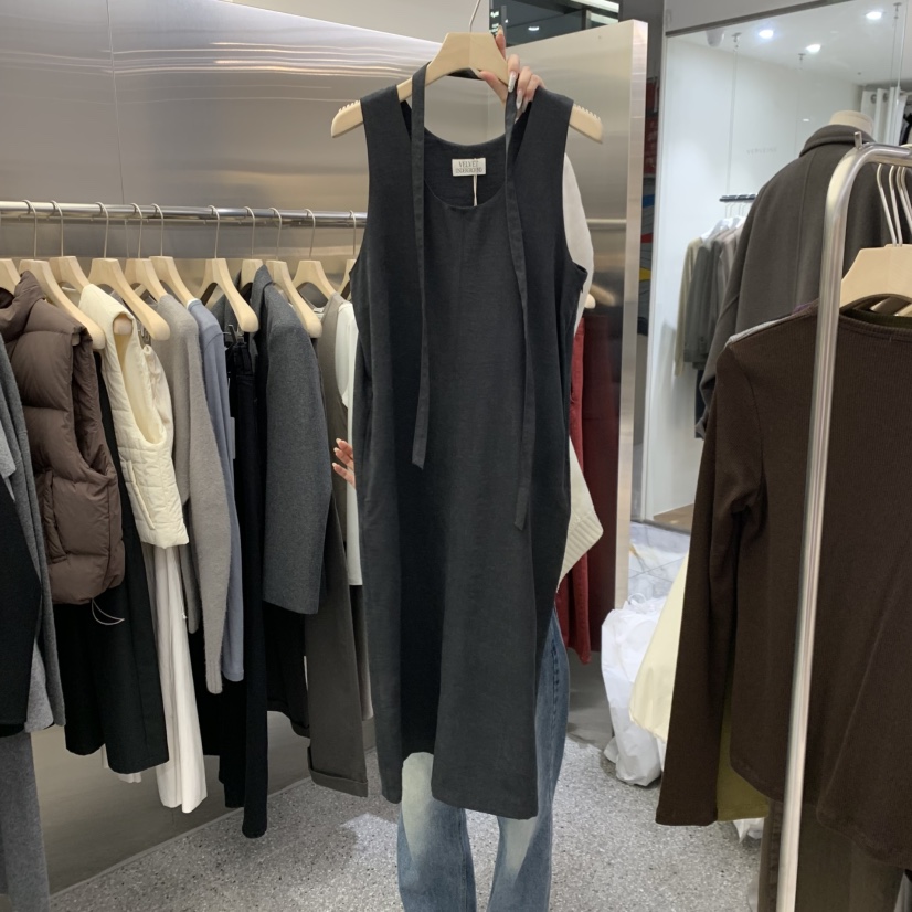 VELVET UNDERGROUND東大門㊣直郵女裝新品時尚連衣裙絨面革VELVET UNDERGROUND連衣裙圖色2
