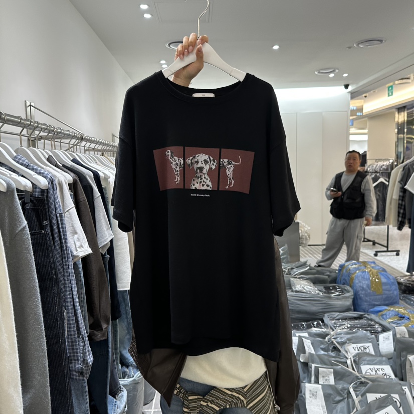 VIVE韓國直郵㊣女裝新品真品推薦人氣時尚熱賣休閑25秋冬T恤VIVET恤圖色3