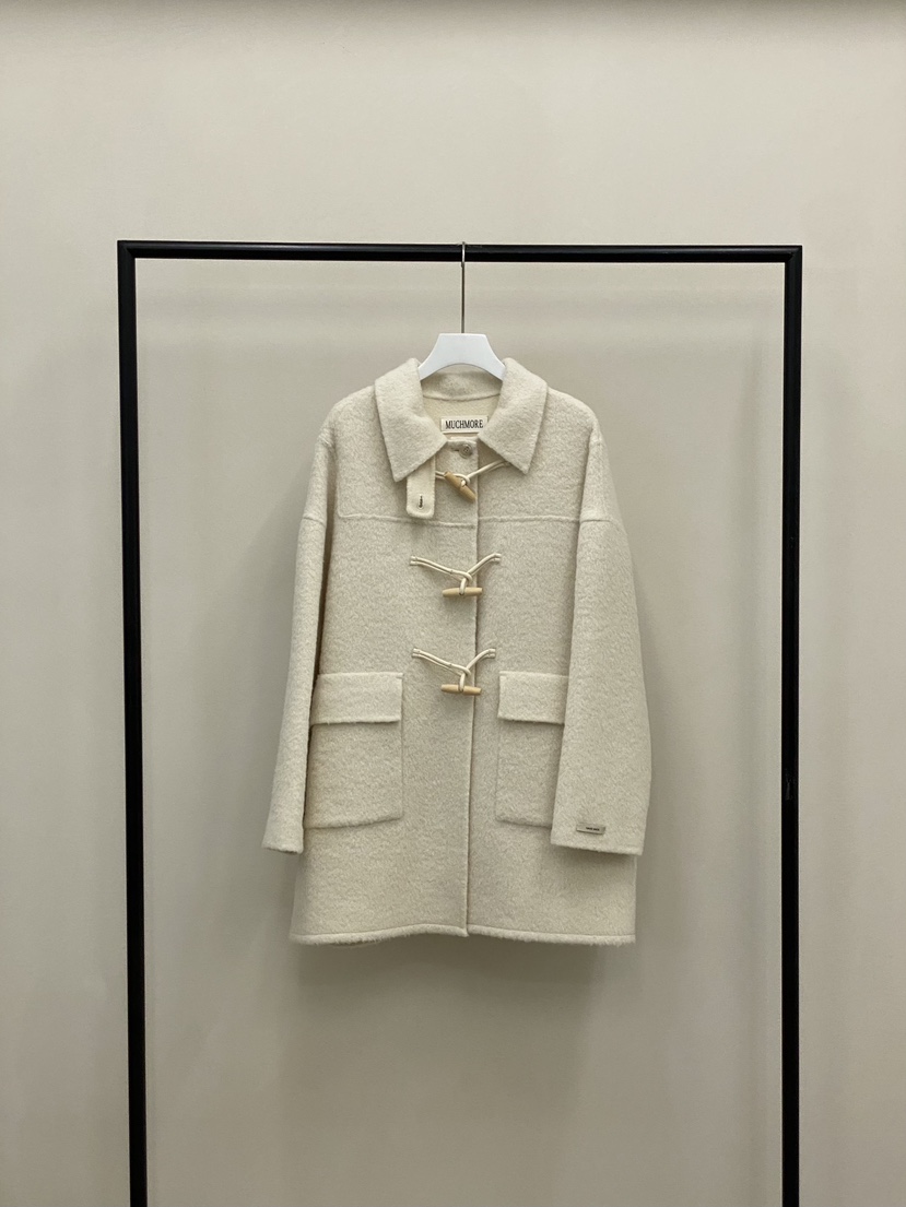 MUCH MORE東大門㊣直郵女士新品25秋冬人氣熱賣中長款大衣MUCH MORE中長款大衣