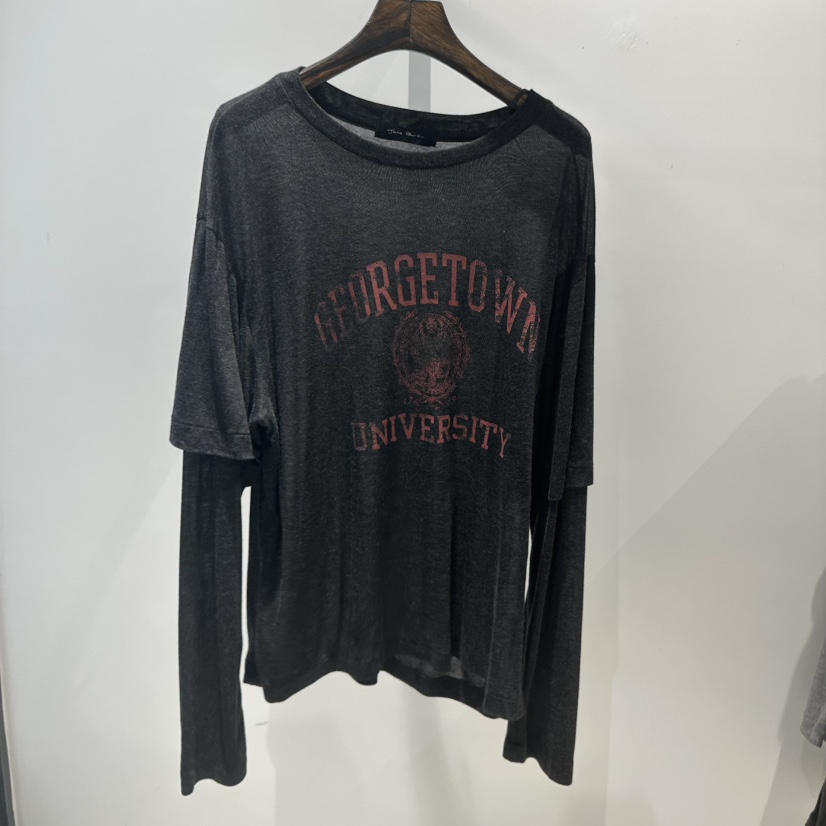 JANE BIRKIN東大門㊣直郵女裝新品人氣時尚25秋冬推薦長袖T恤JANE BIRKIN設計師品牌長袖T恤圖色2